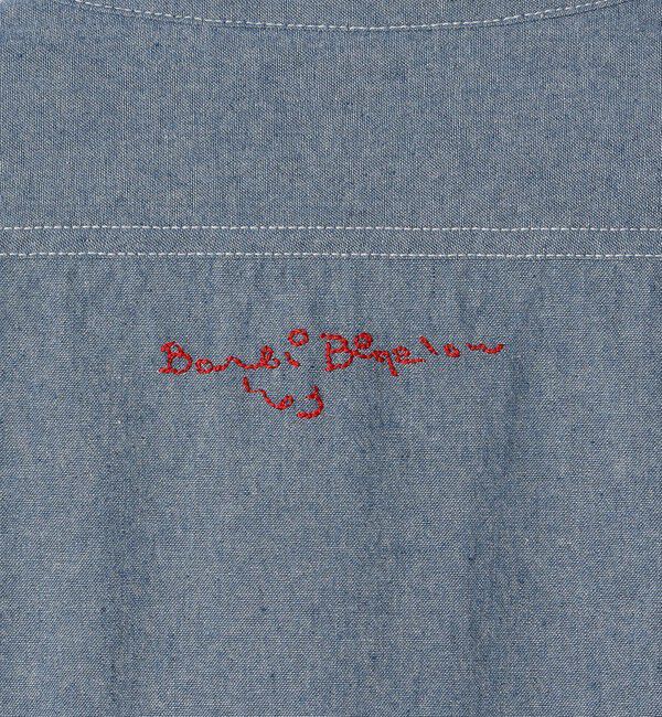 SHIPS any「【SHIPS any別注】PAYDAY:〈洗濯機可能〉メモリアル ステッチ シャンブレー シャツ」|シャツ・ブラウス|