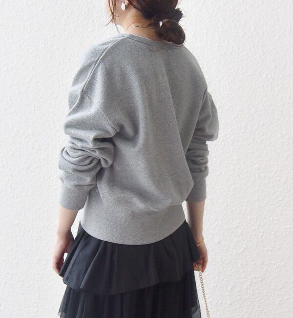 SHIPS any「【WEB限定】SHIPS any: USA コットン 裏起毛 コンパクト スナップ カーディガン」|カーディガン|