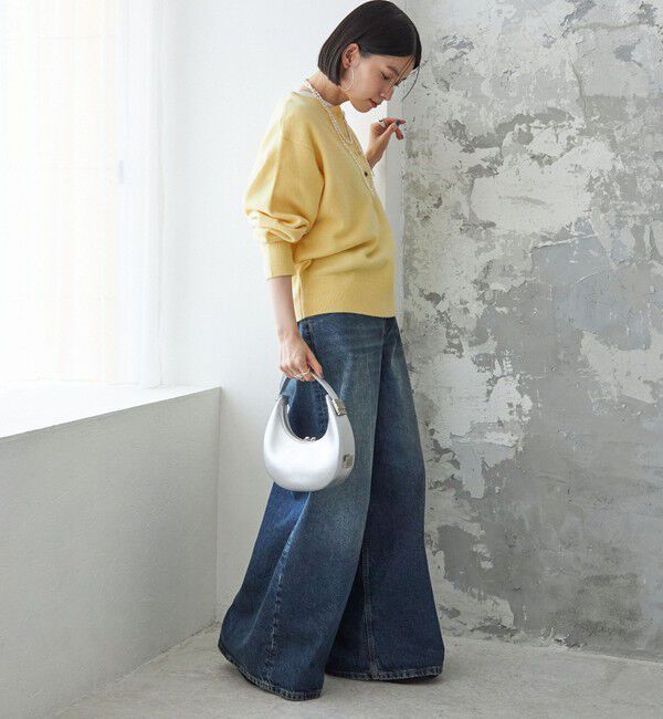 SHIPS for women「〈手洗い可能〉7G ウール カシミヤ ヘンリーネック 2WAY プルオーバー」|ニット・セーター|