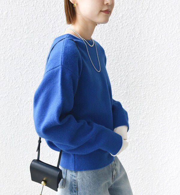 SHIPS for women「〈手洗い可能〉7G ウール カシミヤ ヘンリーネック 2WAY プルオーバー」|ニット・セーター|