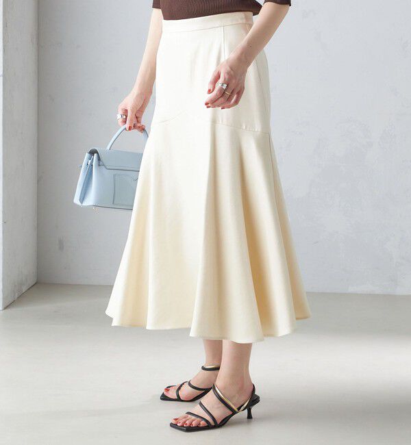 SHIPS for women「シャイニー サテン マーメイド スカート」|スカート|