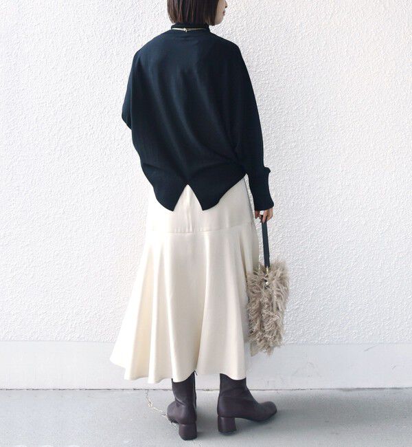 SHIPS for women「シャイニー サテン マーメイド スカート」|スカート|