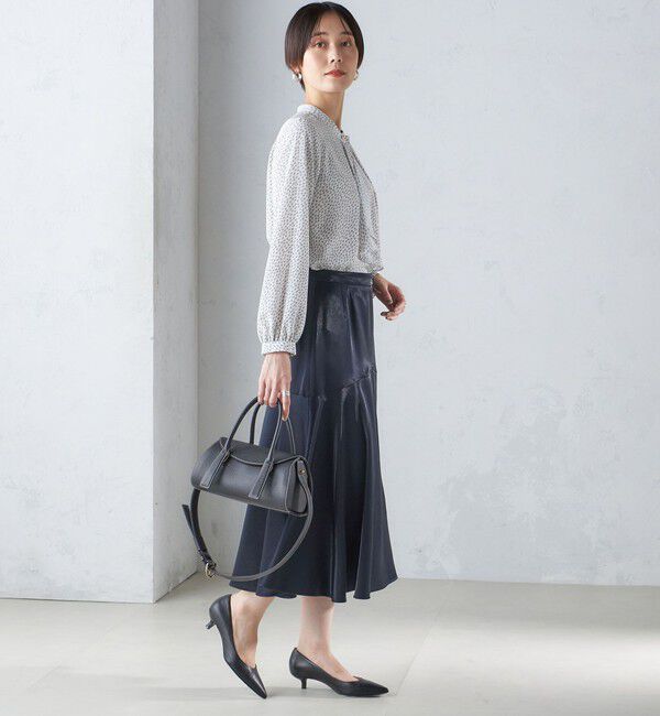 SHIPS for women「シャイニー サテン マーメイド スカート」|スカート|