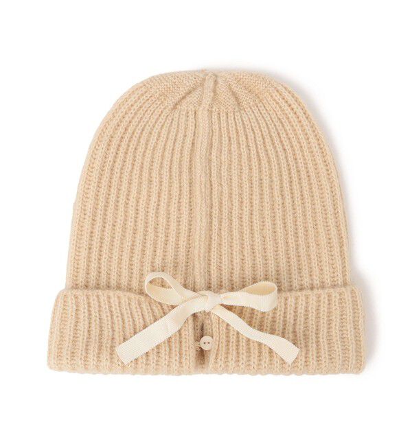 SHIPS for women「2WAY リボン ニット キャップ」|ニット帽|