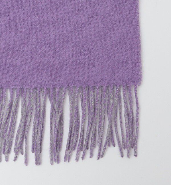 SHIPS「SHIPS: ソリッド カシミヤ ダブルフェイス マフラー」|ストール|