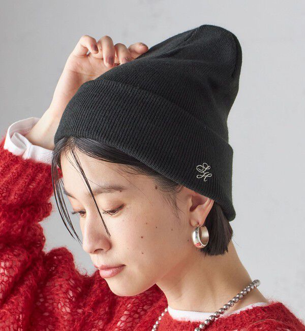 SHIPS for women「ロゴ 刺しゅう ニット キャップ」|ニット帽|