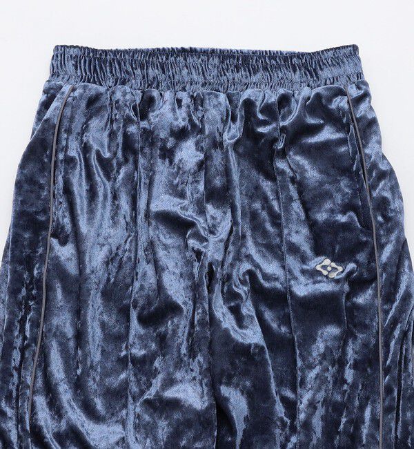 SHIPS「City Ambient Products: クラッシュ ベロア トラックパンツ（セットアップ対応）」|チノ|