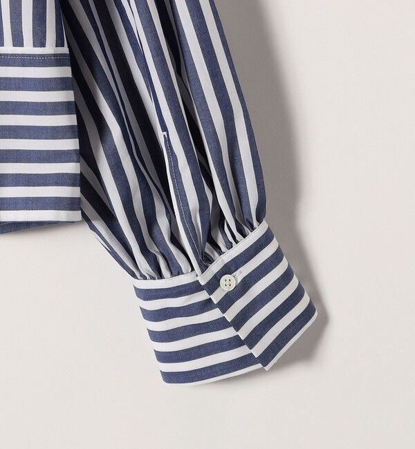 quaranciel「quaranciel:〈洗濯機可能〉REPREVE タック フレア シャツ ブラウス」|シャツ・ブラウス|