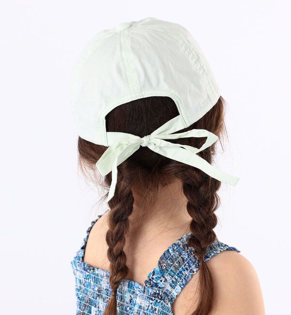 SHIPS KIDS「SHIPS KIDS:〈吸水速乾〉バック リボン キャップ」|キャップ・キャスケット|