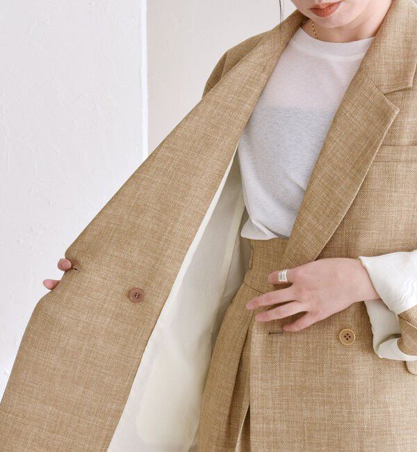 quaranciel「quaranciel: バスケット ダブル テーラード オーバー ジャケット」|テーラードジャケット|