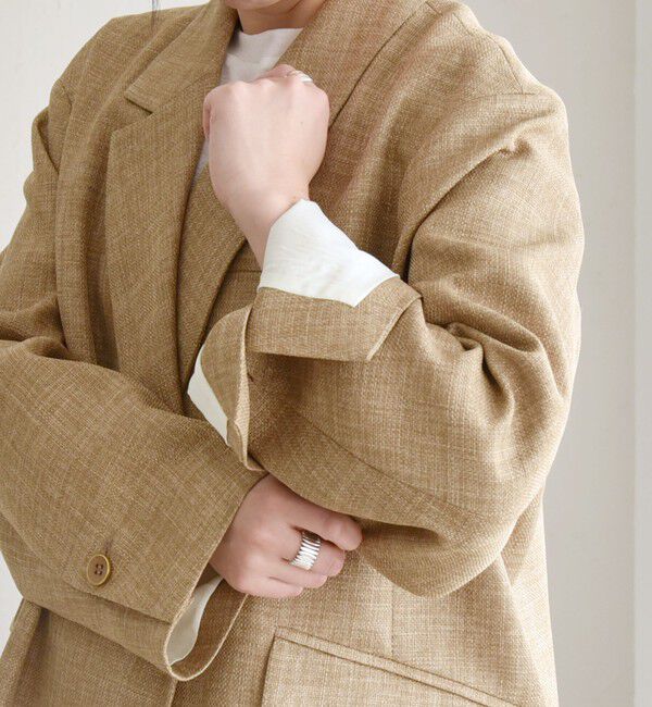 quaranciel「quaranciel: バスケット ダブル テーラード オーバー ジャケット」|テーラードジャケット|