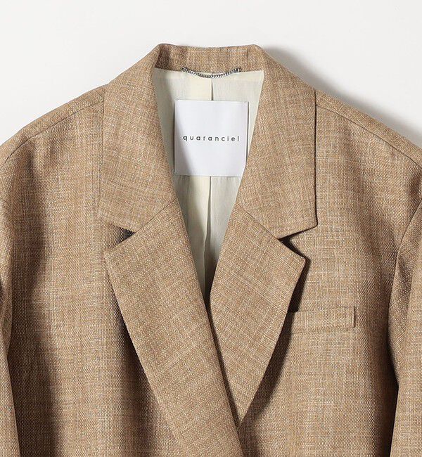 quaranciel「quaranciel: バスケット ダブル テーラード オーバー ジャケット」|テーラードジャケット|