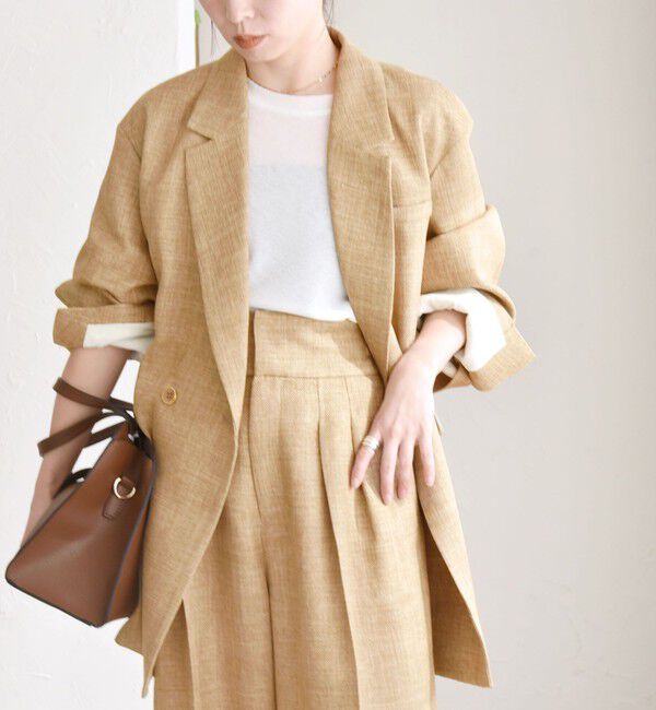 quaranciel「quaranciel: バスケット ダブル テーラード オーバー ジャケット」|テーラードジャケット|