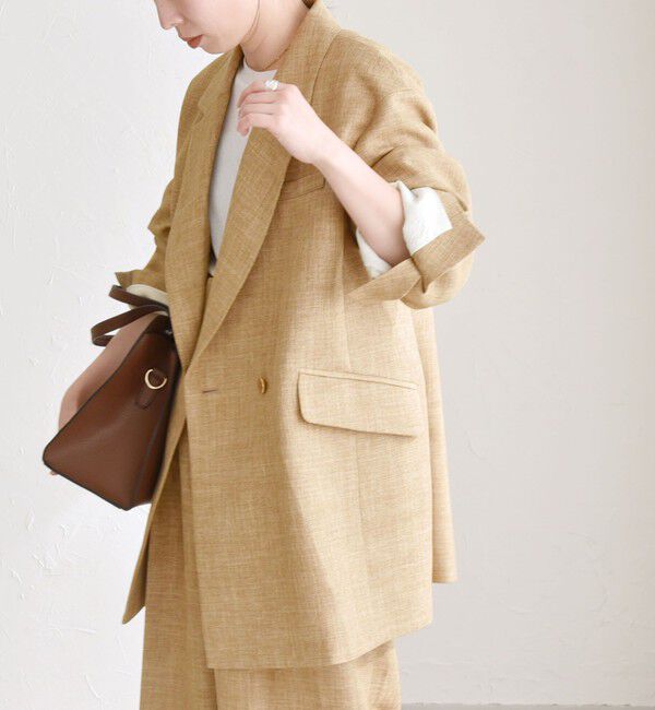 quaranciel「quaranciel: バスケット ダブル テーラード オーバー ジャケット」|テーラードジャケット|