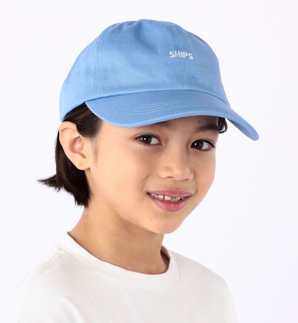 SHIPS KIDS「SHIPS KIDS:マイクロ ロゴ キャップ」|キャップ・キャスケット|サックスブルー