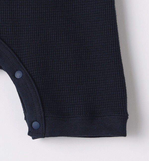 SHIPS KIDS「SHIPS KIDS:70～80cm / ストレッチ サーマル ロンパース」|ロンパース|