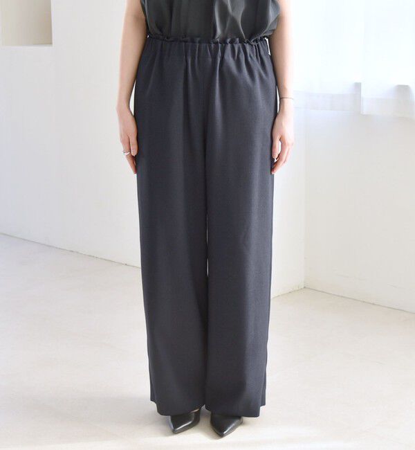 quaranciel「quaranciel:〈洗濯機可能〉ウーステッド イージー ワイドパンツ」|その他|