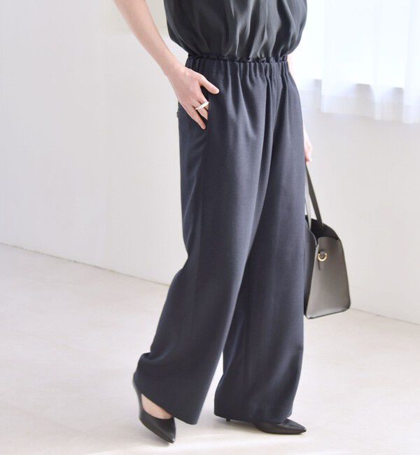 quaranciel「quaranciel:〈洗濯機可能〉ウーステッド イージー ワイドパンツ」|その他|