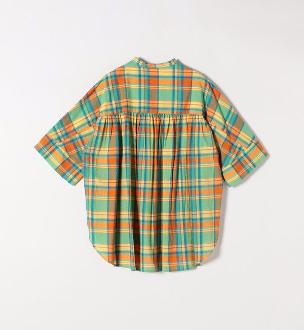 SHIPS any「SHIPS any:〈洗濯機可能〉マドラス チェック オーバーサイズ シャツ」|シャツ・ブラウス|