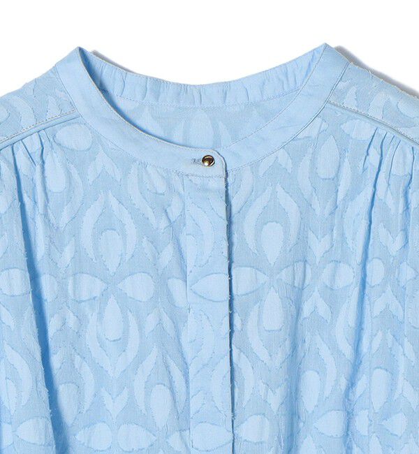 SHIPS for women「〈手洗い可能〉コットン ドビー 袖 ボリューム ブラウス」|シャツ・ブラウス|