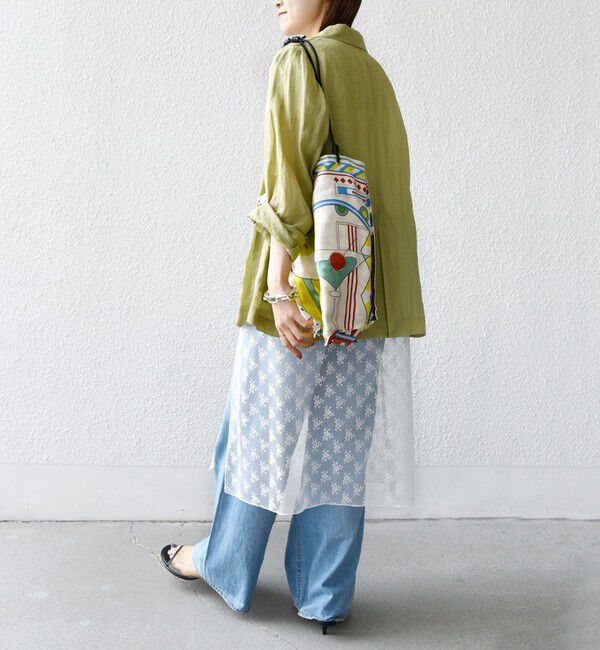 SHIPS for women「【WEB限定】ラッセル レース ドッキング TEE」|Tシャツ・カットソー|