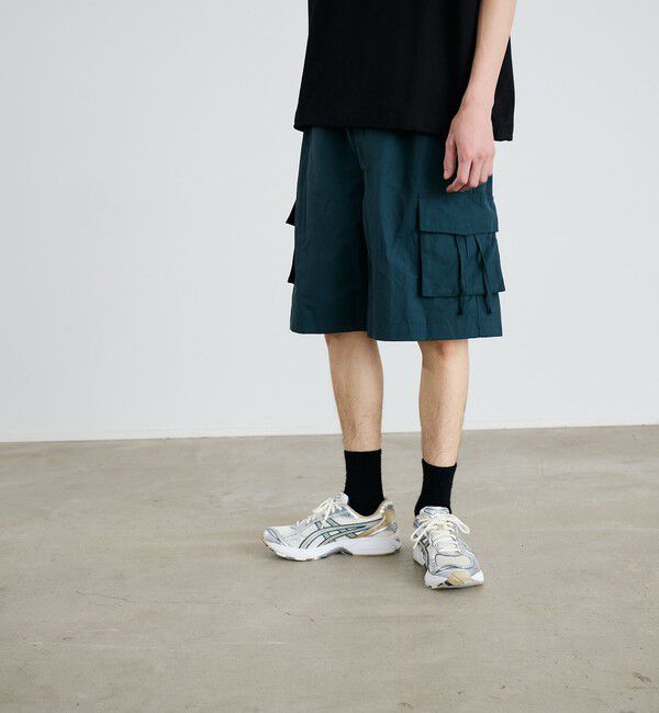 SHIPS「City Ambient Products: CTN/NYN バギー カーゴ ショーツ」|チノ|