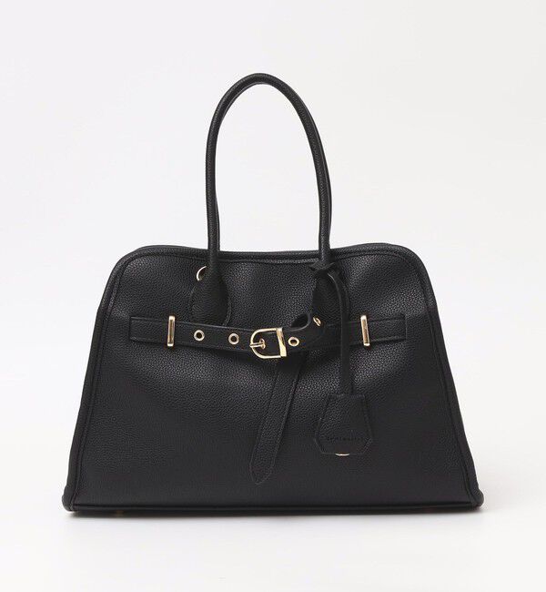 quaranciel「quaranciel: 2way 金具 ベルト スクエア トート バッグ（A4対応）」|トートバッグ|