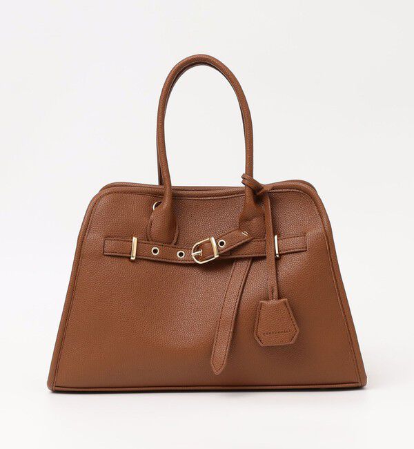 quaranciel「quaranciel: 2way 金具 ベルト スクエア トート バッグ（A4対応）」|トートバッグ|