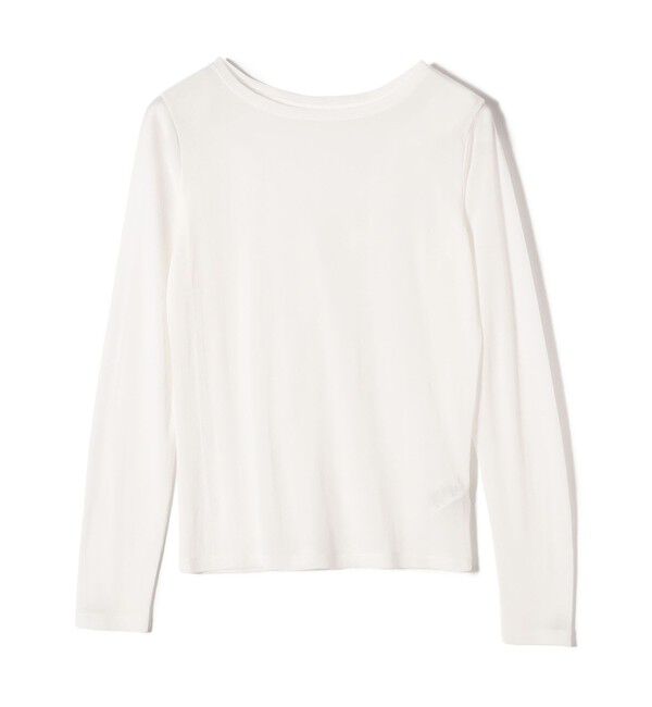 SHIPS for women「シアー フライス ロング スリーブ カットソー」|Tシャツ・カットソー|