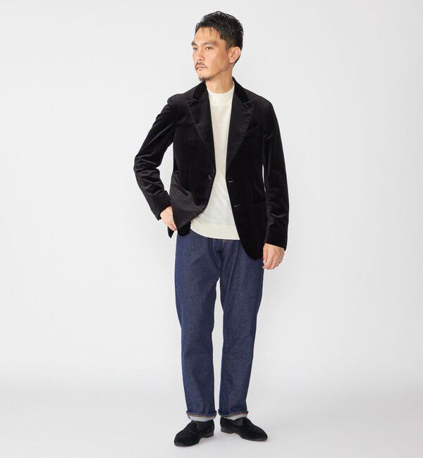 SHIPS「YCHAI: ロブスト ロウデニム ソリッド パンツ」|デニム|