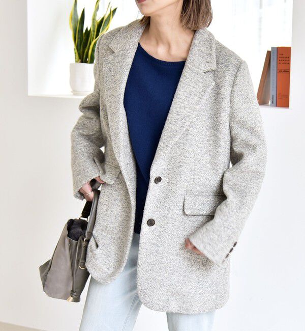 quaranciel「quaranciel: スライバー オーバー テーラード ジャケット コート」|その他|