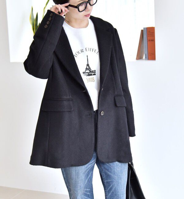 quaranciel「quaranciel: スライバー オーバー テーラード ジャケット コート」|その他|