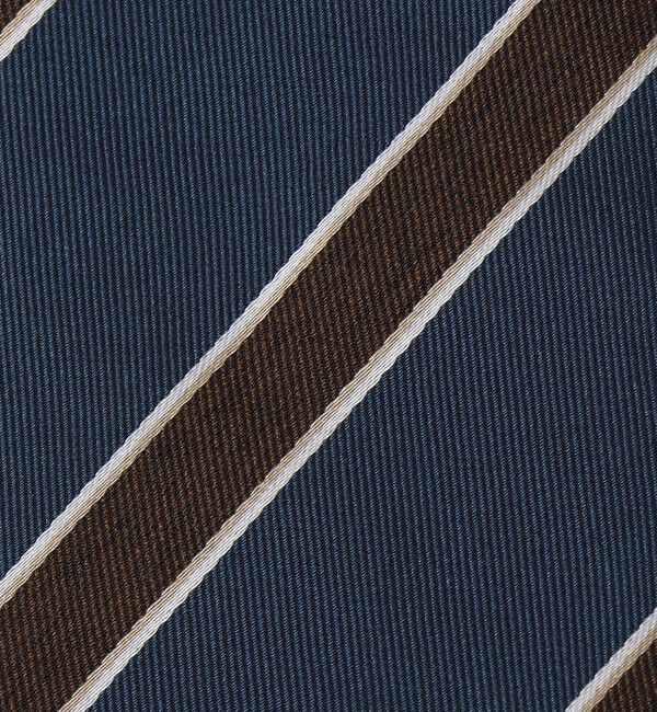 SHIPS「FRANCOBASSI: モガドール メランジ ストライプ ネクタイ」|ネクタイ・蝶ネクタイ|