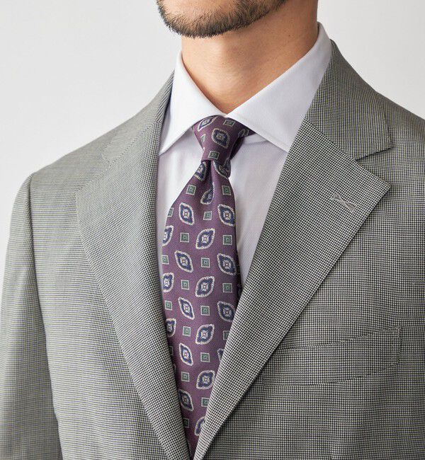 SHIPS「FRANCO BASSI: シルク コンビ コモン ネクタイ」|ネクタイ・蝶ネクタイ|