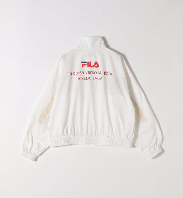 SHIPS any「【SHIPS any別注】FILA:〈洗濯機可能〉スタンドカラー ジップ ライン ブルゾン」|その他|