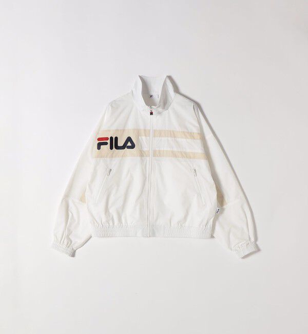 SHIPS any「【SHIPS any別注】FILA:〈洗濯機可能〉スタンドカラー ジップ ライン ブルゾン」|その他|