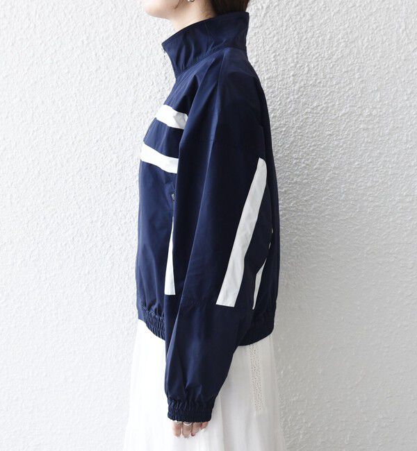 SHIPS any「【SHIPS any別注】FILA:〈洗濯機可能〉スタンドカラー ジップ ライン ブルゾン」|その他|