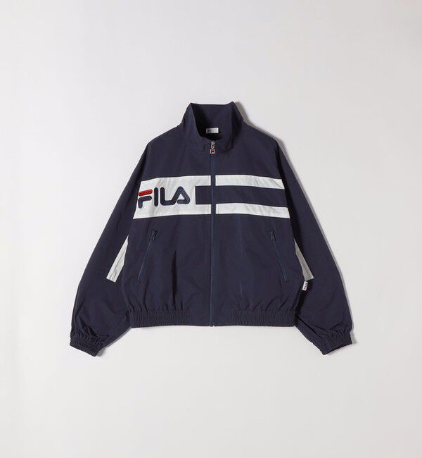 SHIPS any「【SHIPS any別注】FILA:〈洗濯機可能〉スタンドカラー ジップ ライン ブルゾン」|その他|
