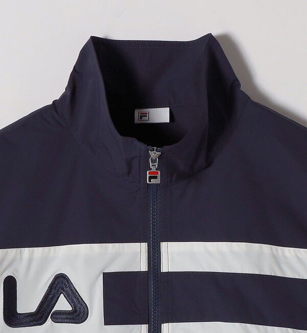 SHIPS any「【SHIPS any別注】FILA:〈洗濯機可能〉スタンドカラー ジップ ライン ブルゾン」|その他|