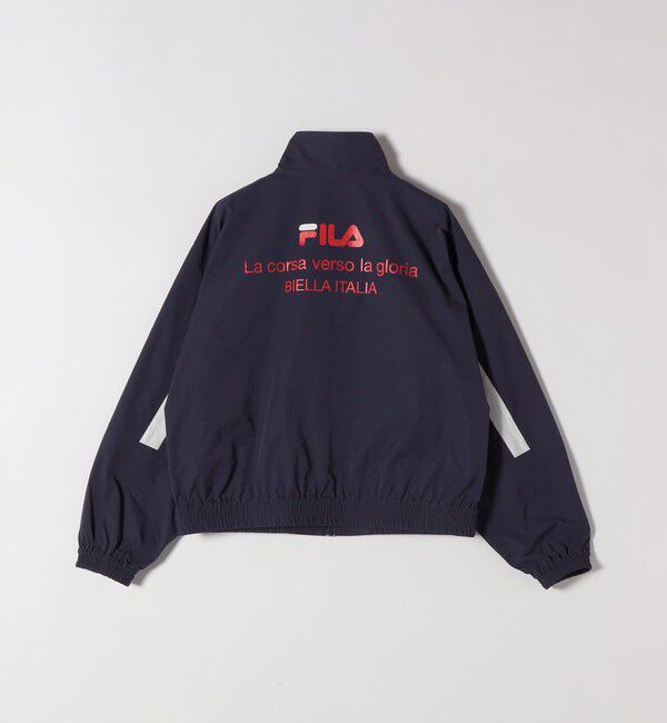 SHIPS any「【SHIPS any別注】FILA:〈洗濯機可能〉スタンドカラー ジップ ライン ブルゾン」|その他|