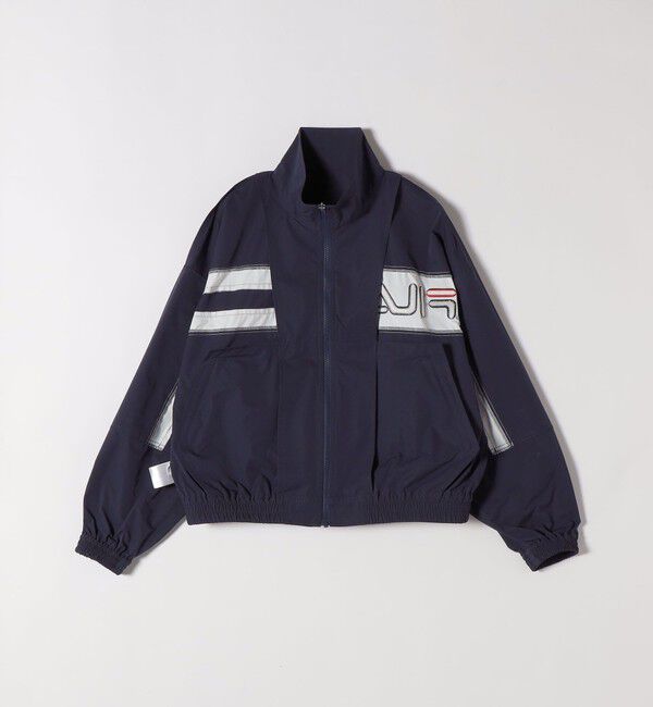 SHIPS any「【SHIPS any別注】FILA:〈洗濯機可能〉スタンドカラー ジップ ライン ブルゾン」|その他|