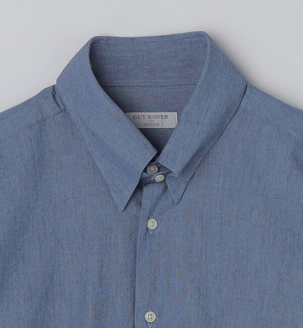 SHIPS「GUY ROVER デニム タブカラー シャツ」|シャツ・ブラウス|