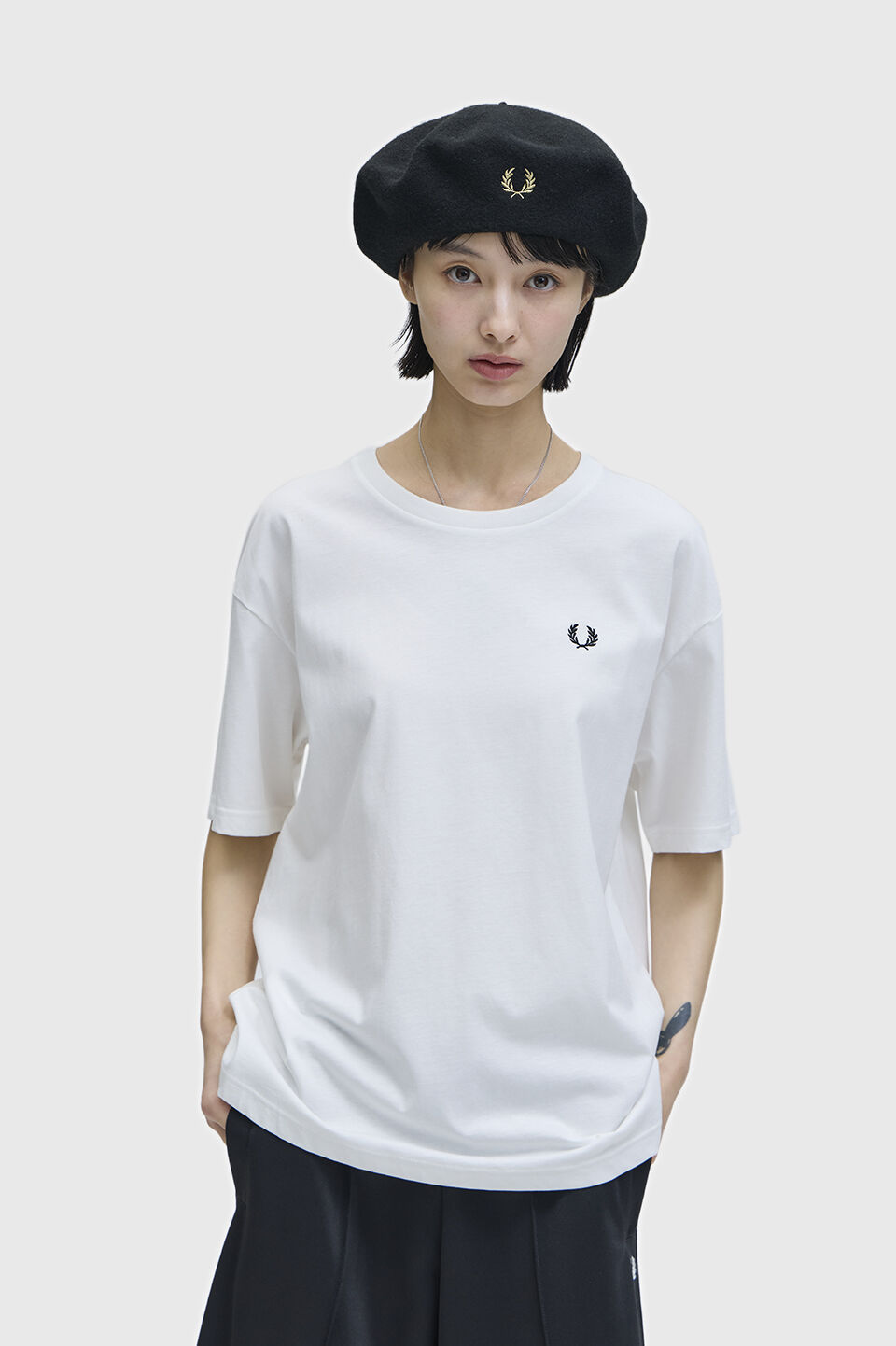 FRED PERRY 「Crew Neck T-Shirt」|Tシャツ・カットソー|SNOW WHITE
