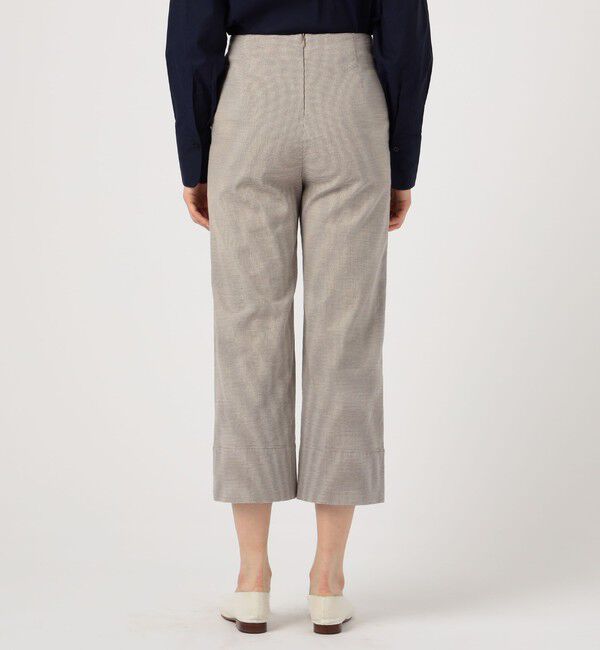 GALERIE VIE「コットンリネンストレッチ セミワイドクロップドパンツ」|その他|