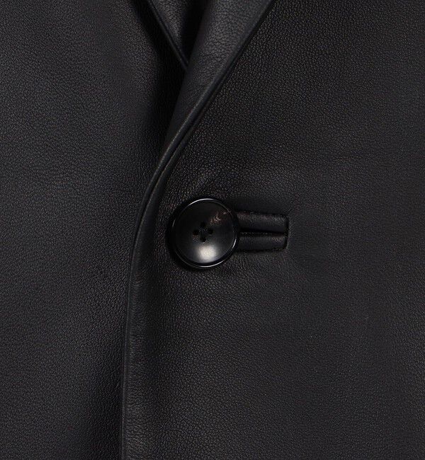 TOMORROWLAND MENS「ラムレザー シングルブレステッド2Bジャケット」|テーラードジャケット|