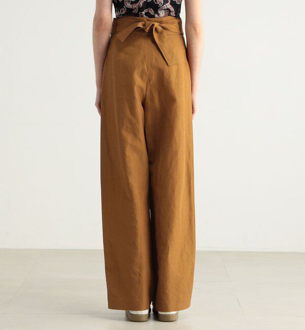 BACCA「リネンキュプラ カマーベルトパンツ」|その他|