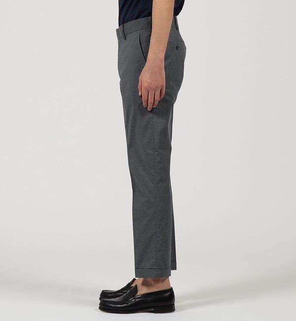 TOMORROWLAND MENS「ポリエステルコットン スリムテーパードパンツ」|チノ|