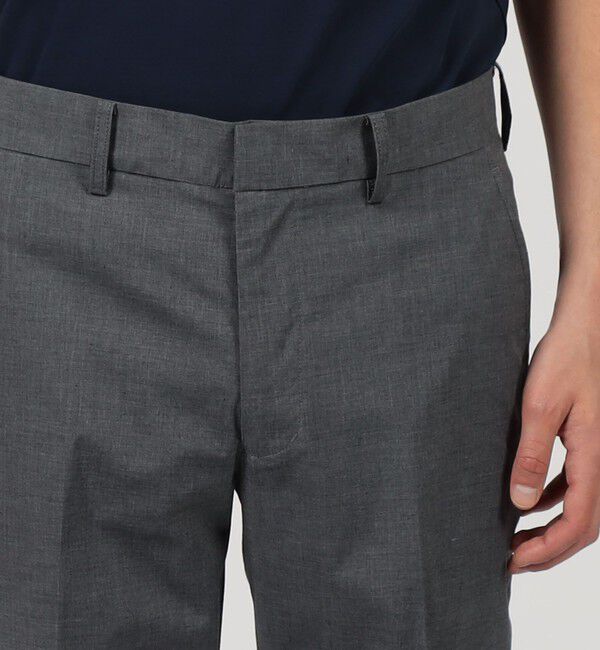 TOMORROWLAND MENS「ポリエステルコットン スリムテーパードパンツ」|チノ|