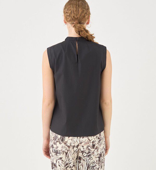 TOMORROWLAND collection「コンパクトブロード プリーツカラーブラウス」|シャツ・ブラウス|