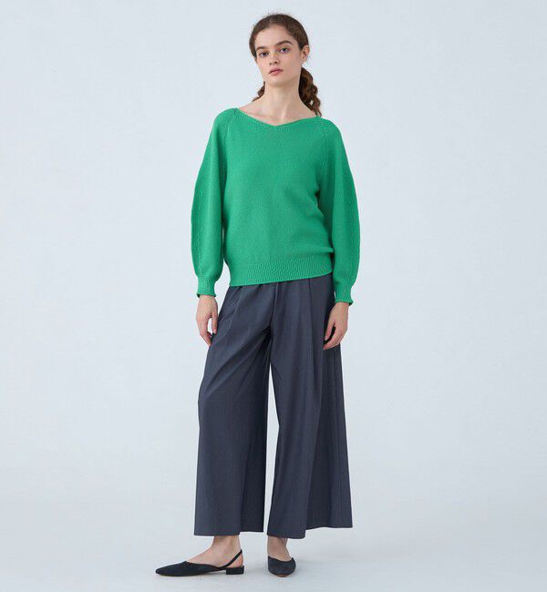 Ballsey「モスステッチ Vネックプルオーバー」|ニット・セーター|